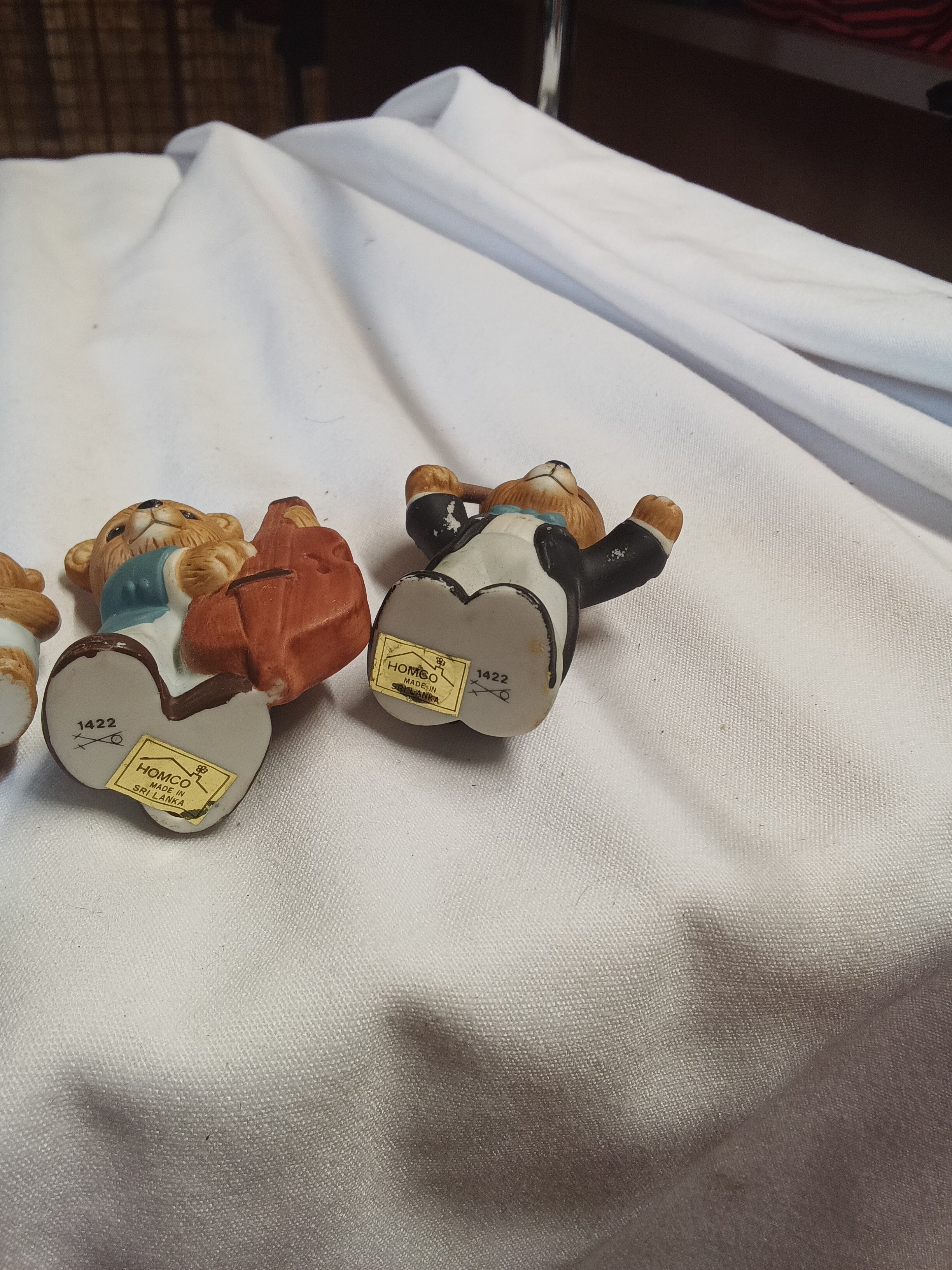 Bear Figurine Set with Blackboard and Instruments - Image 6