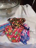 Floral Pattern Face Masks Set of 4 with filter - Image 1