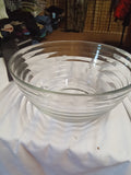 Large Clear Glass Serving Bowl - Image 1