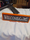 Halloween Welcome Home Decorative Sign - Image 1