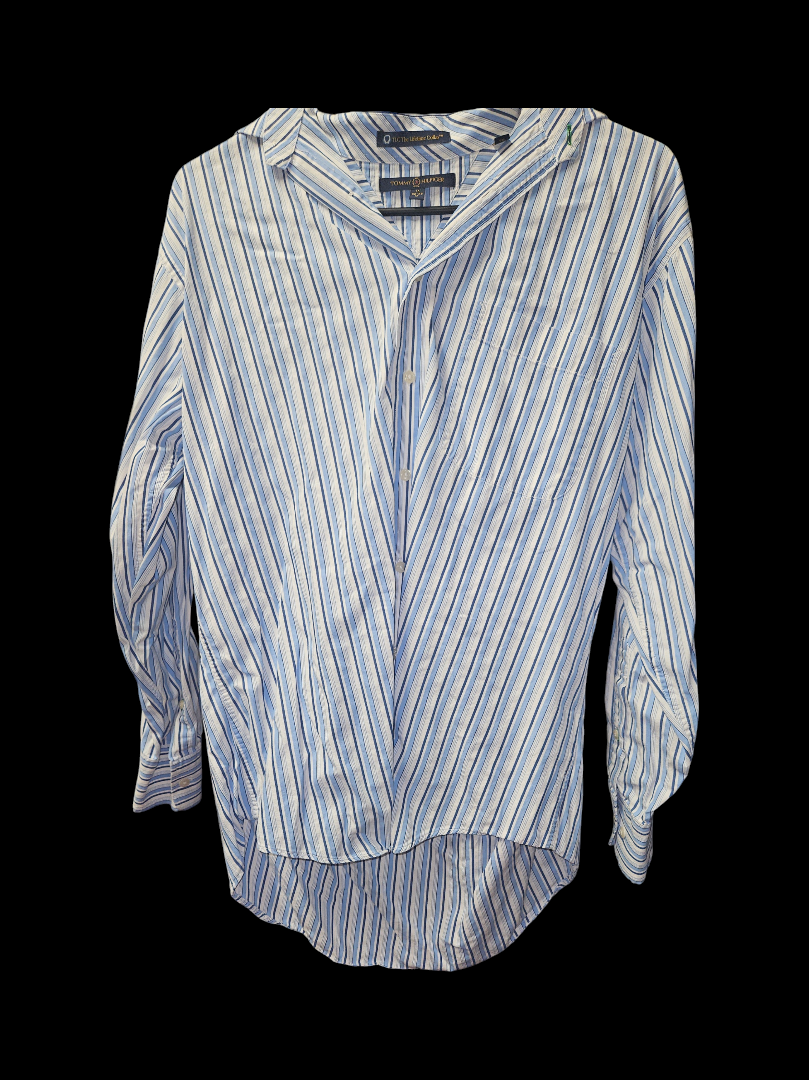 Tommy Hilfiger Men's Striped Button-Up Shirt - Image 1