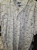 Woolrich Men's Fish Print Short Sleeve Shirt Size L - Image 1