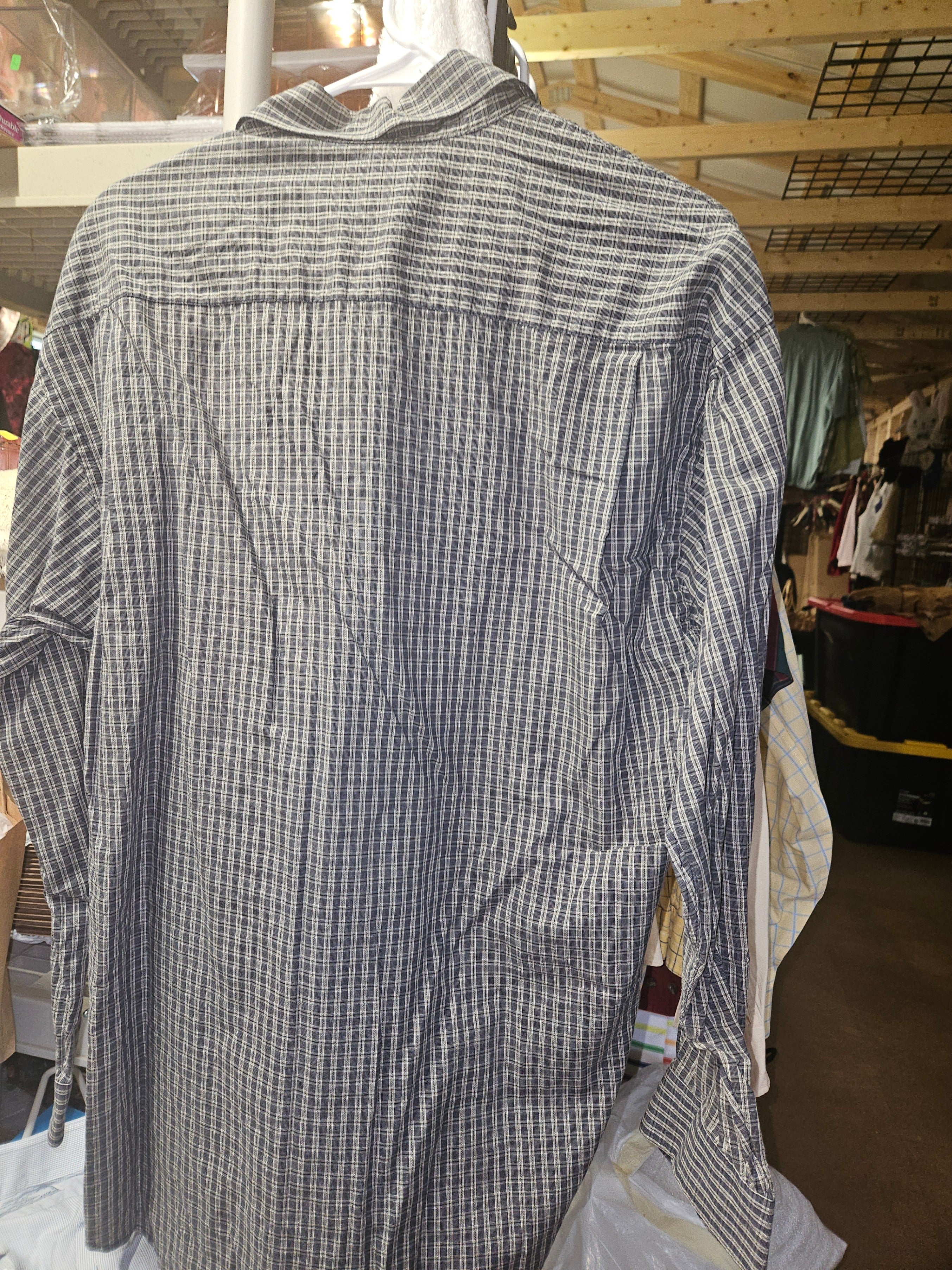 Greg Norman Collection Men's Plaid Long Sleeve Shirt - Image 3