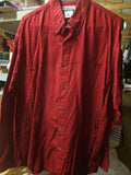 Columbia Men's Red Long Sleeve Button-Up Shirt Size L - Image 1