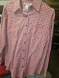 Clementine Red Plaid Button-Up Shirt Size S - Image 1