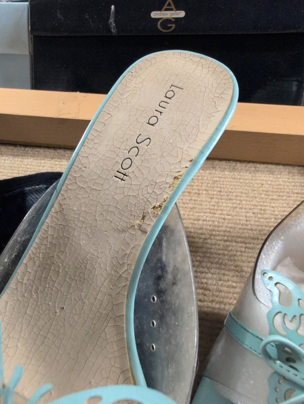 Laura Scott Butterfly Slide Sandals - Image 2