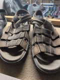 Men's Brown Leather Sandals with Adjustable Straps - Image 1