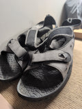 Men's Black Sandals with Adjustable Straps - Image 1