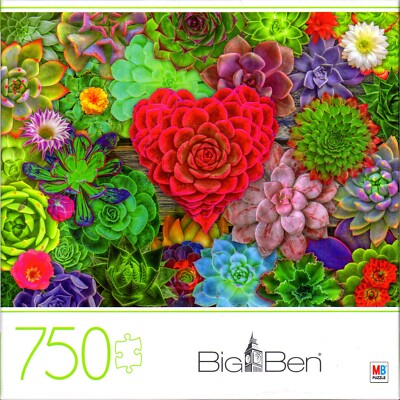 750-Piece Big Ben Jigsaw Puzzle  Succlulent Love - Image 2