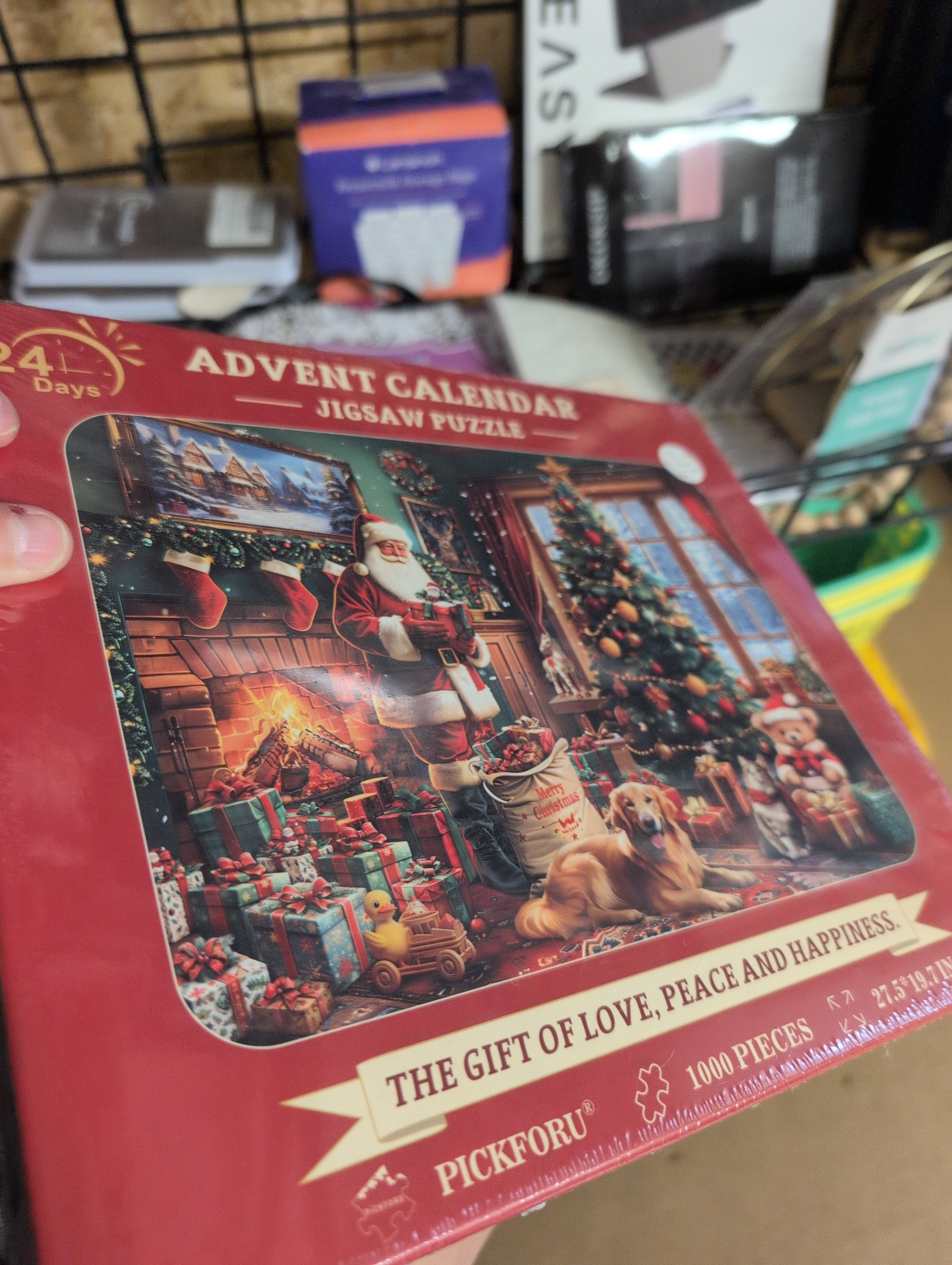 Pickforu Advent Calendar Jigsaw Puzzle 1000 Pieces - Image 2