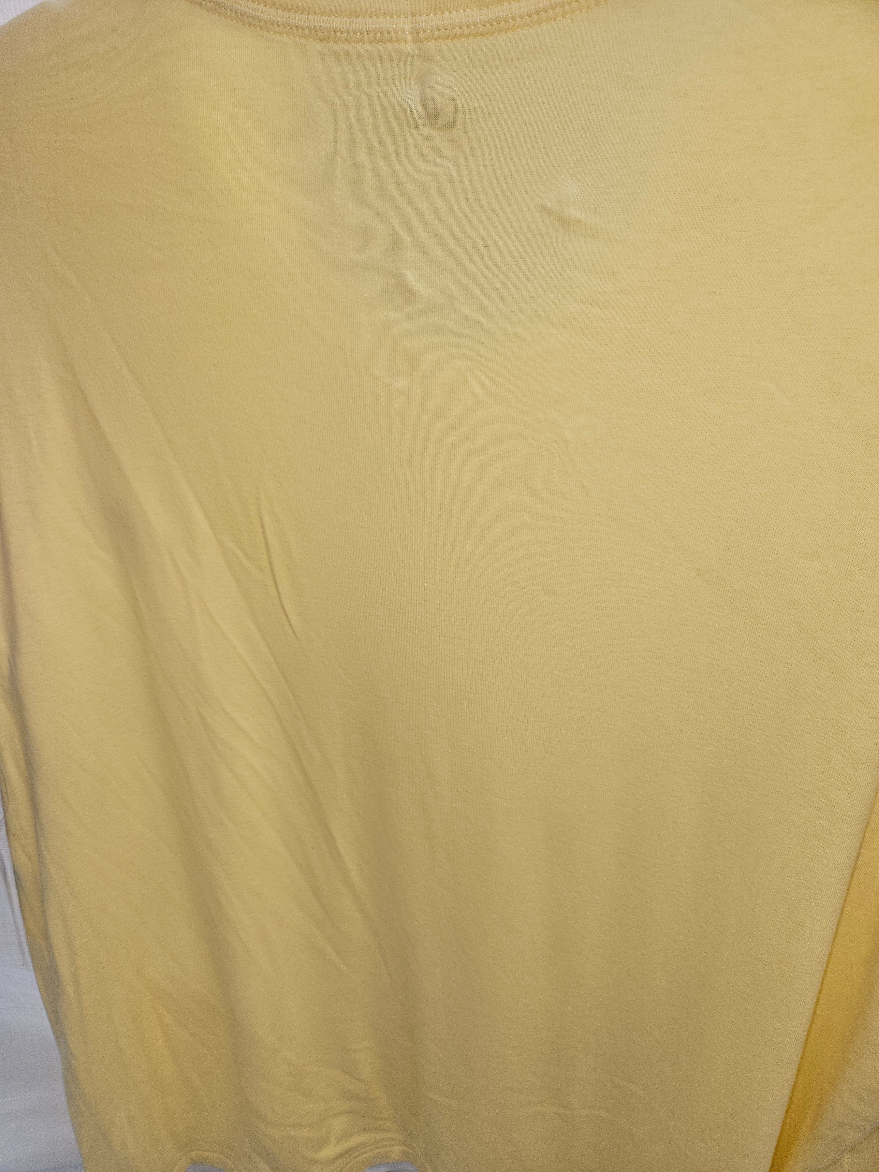 SB Active Yellow V-Neck T-Shirt Size 3X - Image 3