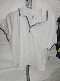 SB White Polo Shirt with Black Trim - Image 1