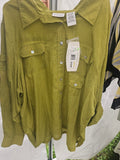 White Stag Women's Long Sleeve Button-Up Shirt Size 22/24 - Image 1