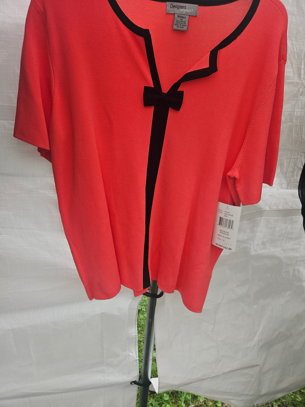 Designers Originals Women's Short Sleeve Top Size 2X - Image 1