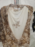 Alfred Dunner Women's 2 Piece Set 20W Butterfly Print - Image 1