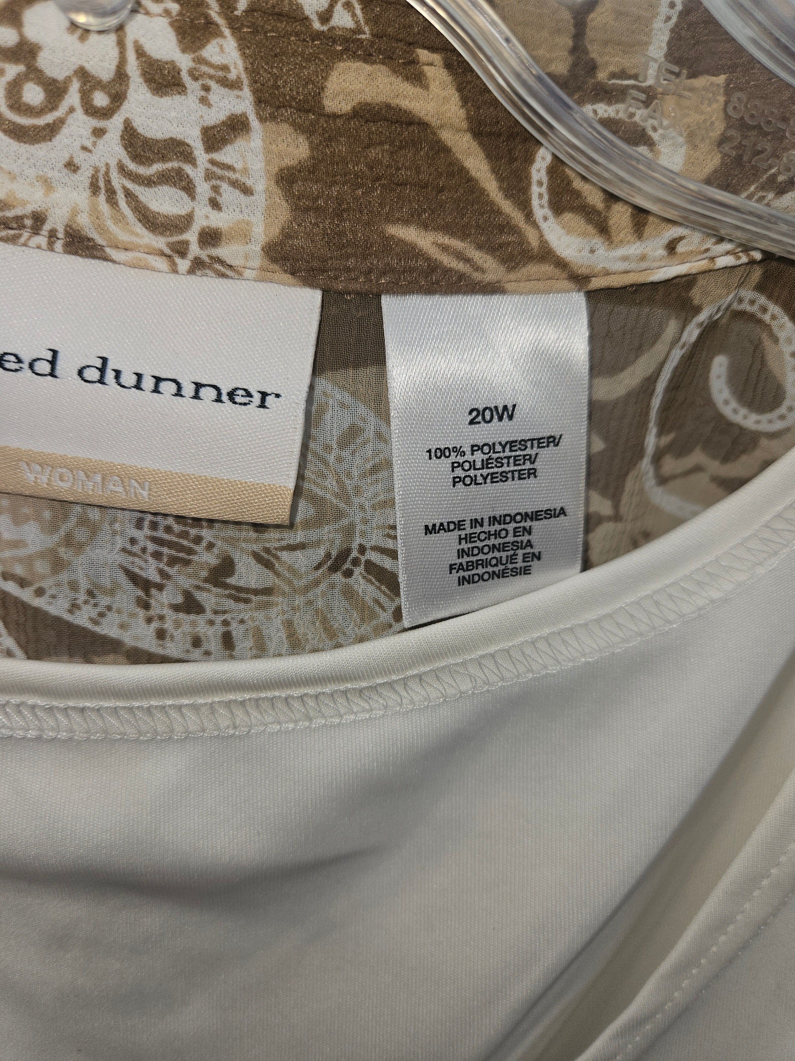 Alfred Dunner Women's 2 Piece Set 20W Butterfly Print - Image 2