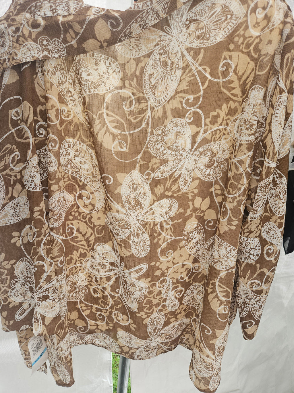Alfred Dunner Women's 2 Piece Set 20W Butterfly Print - Image 3