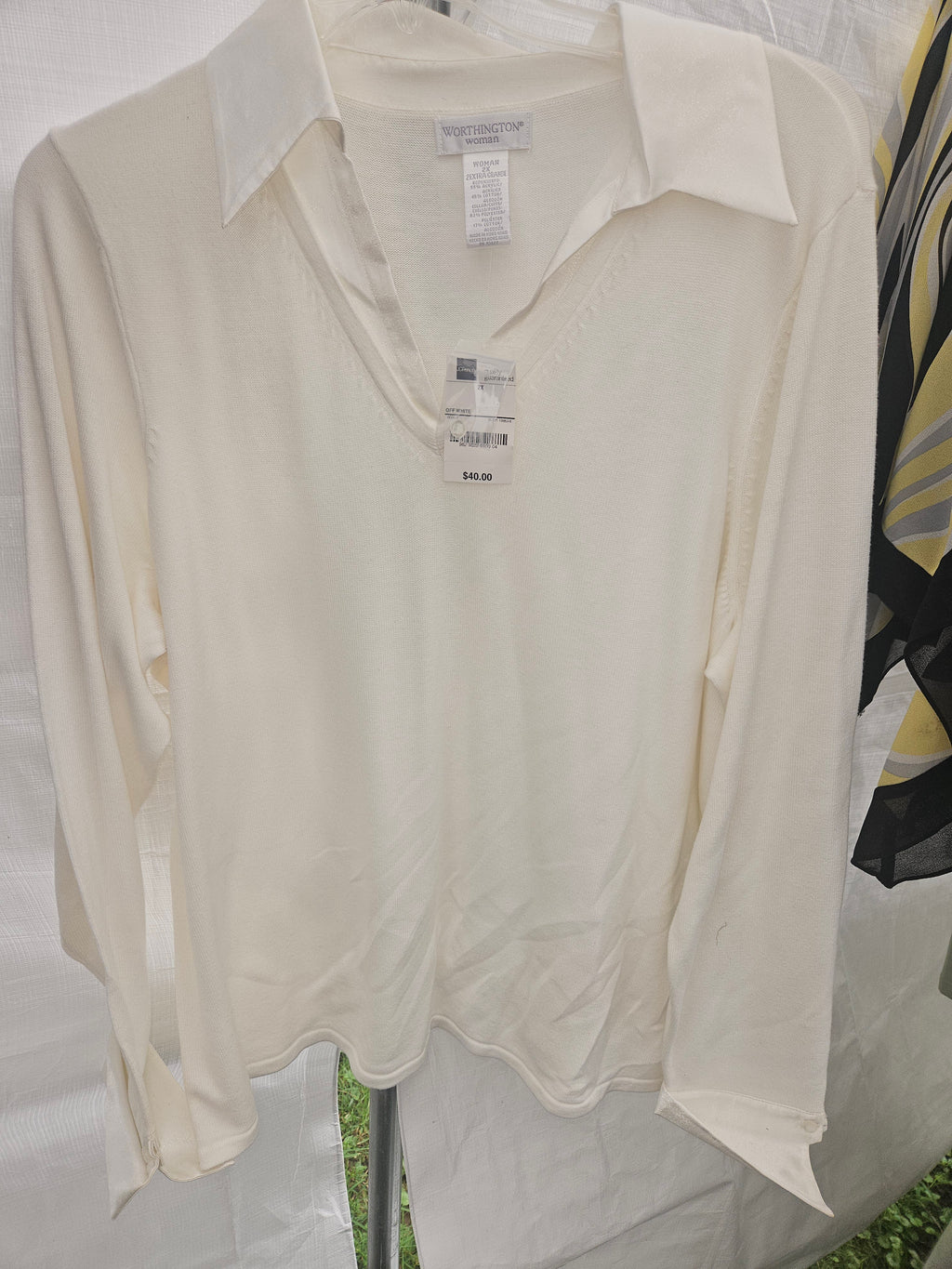 Worthington Woman Long Sleeve Blouse Size 2X - Image 1