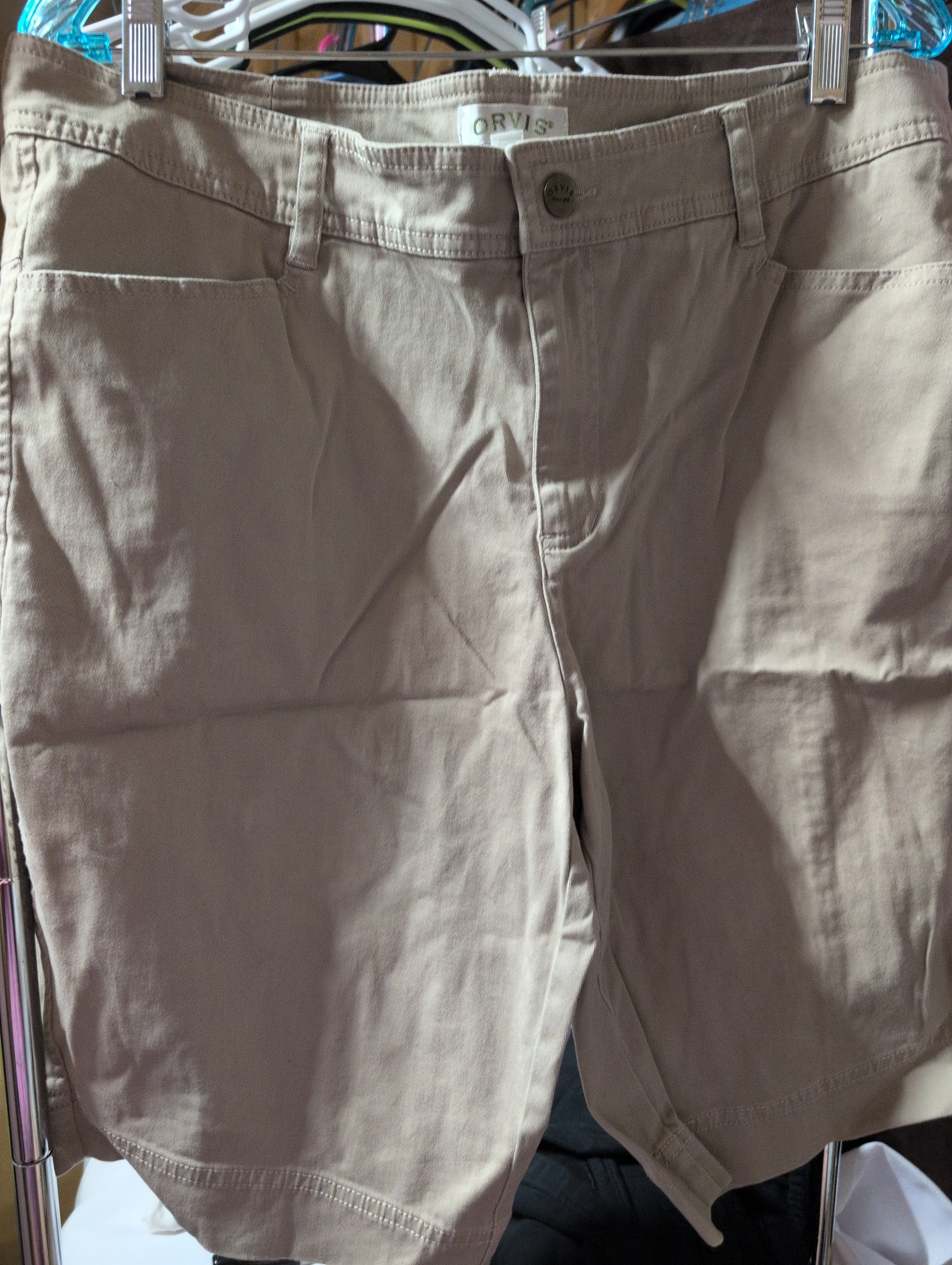 Orvis Men's Khaki Shorts - Image 1