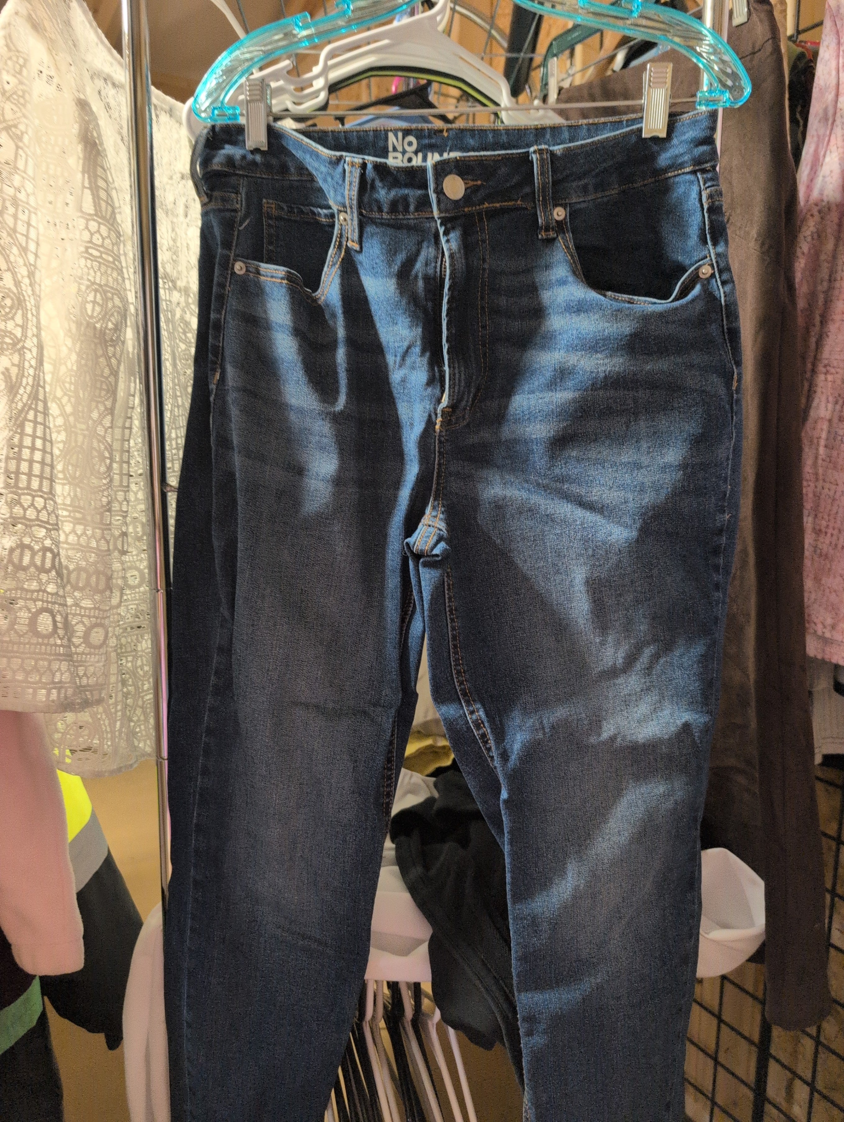 No Boundaries Women's Blue Denim Jeans - Image 1
