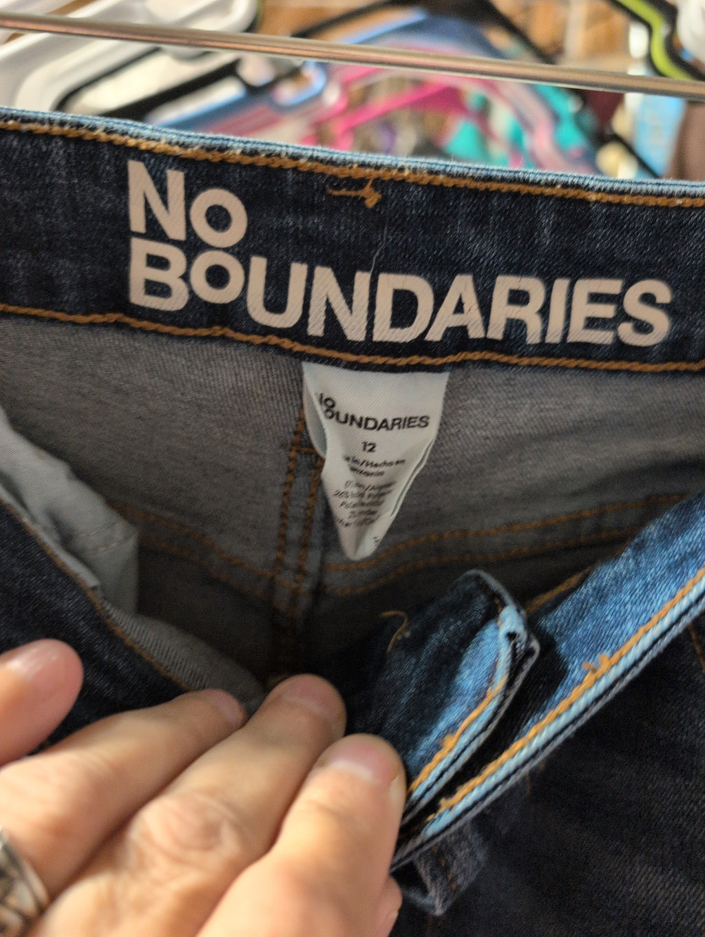 No Boundaries Women's Blue Denim Jeans - Image 3