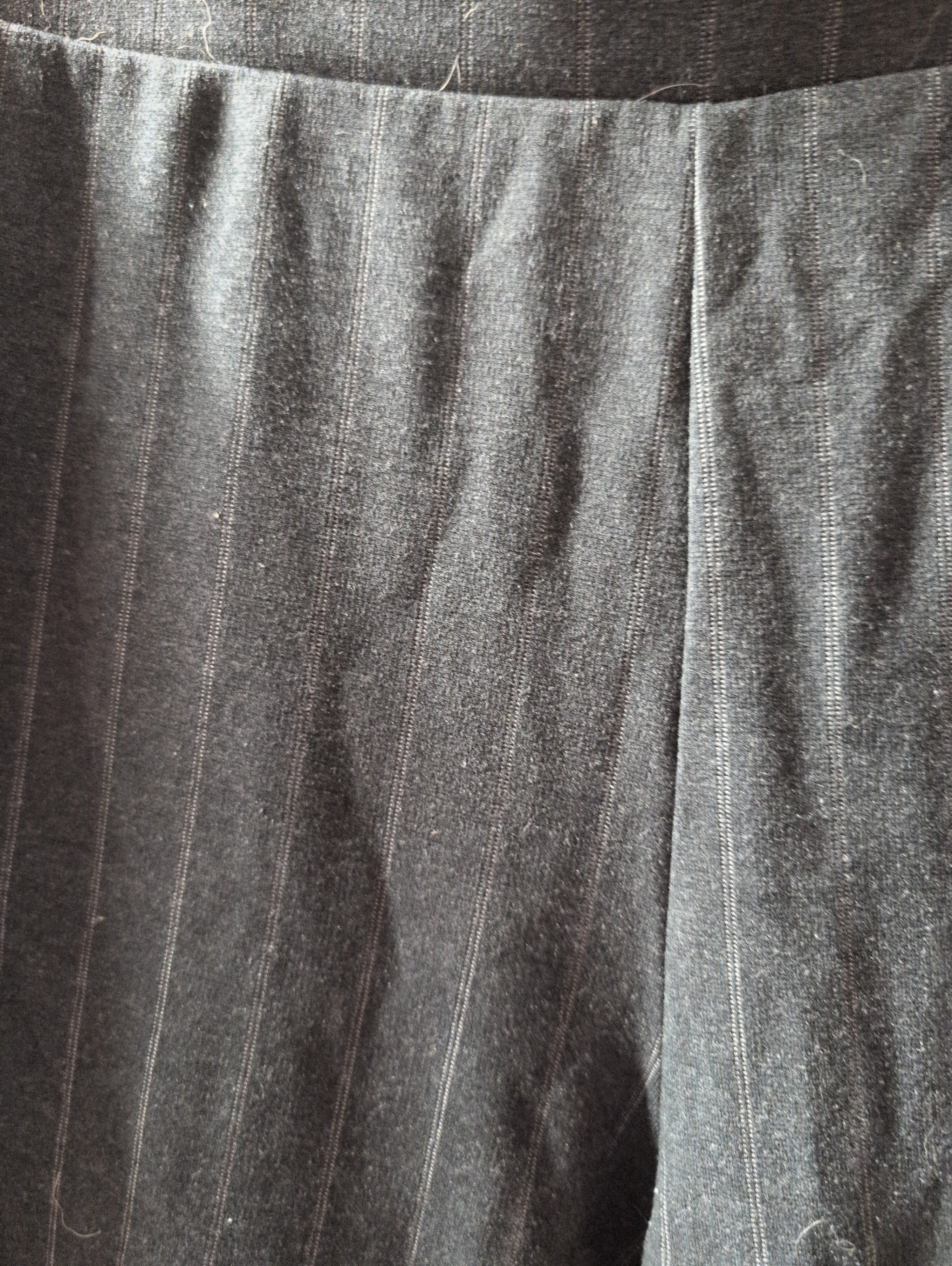 Ladies wide leg striped dress pants - Image 2