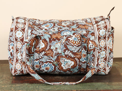 Vera Bradley Java Blue Large Duffel - Image 1