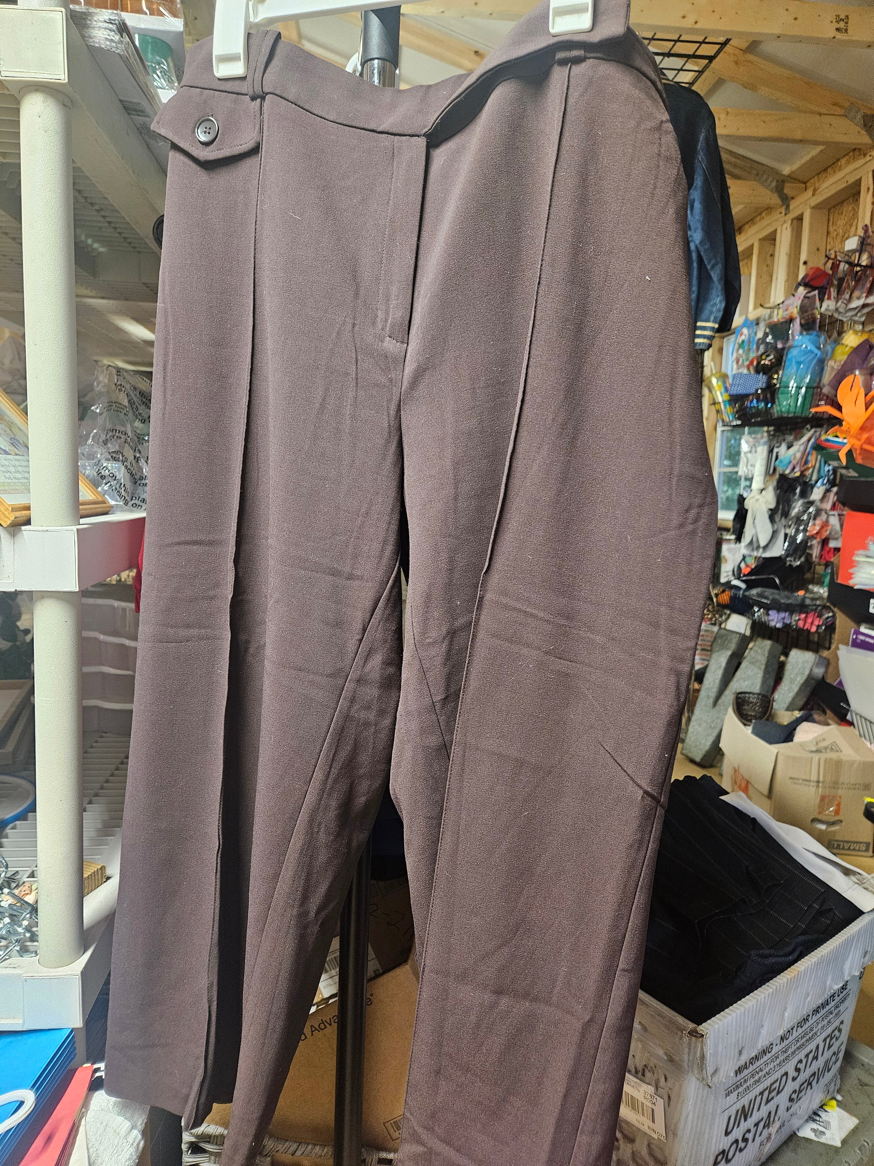 NW-1 Brown High Waisted Dress Carpi Women Classic