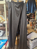 NW-1 Black Pinstripe Pants Classic Style Trousers