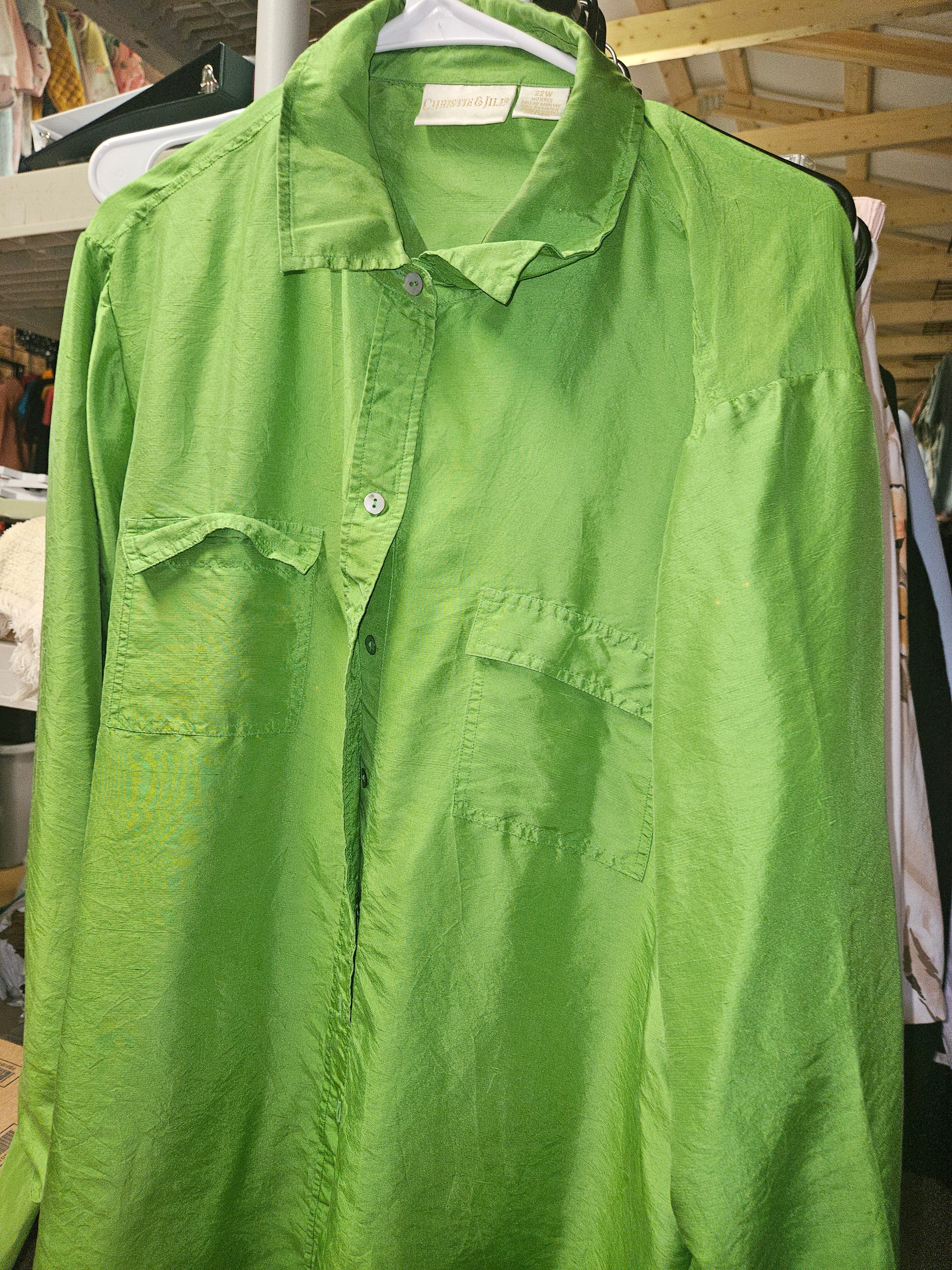 NW-1 Christie & Jill dress blouse