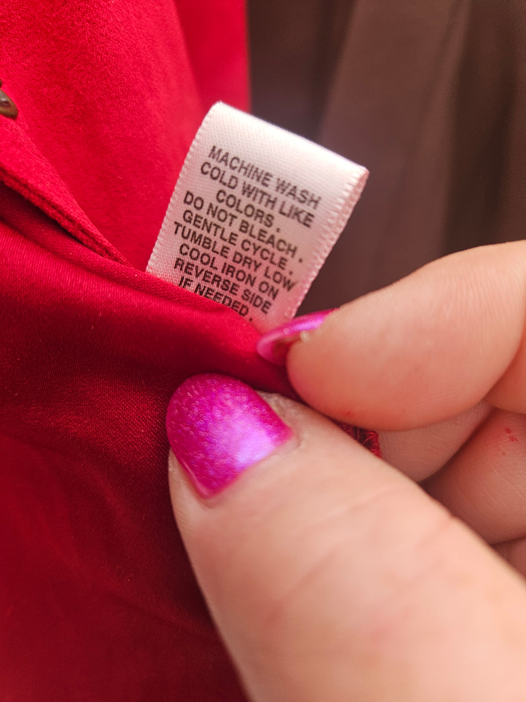NW-1 Cato Red Faux Suede Jacket Size 18/20W Women's Plus Size