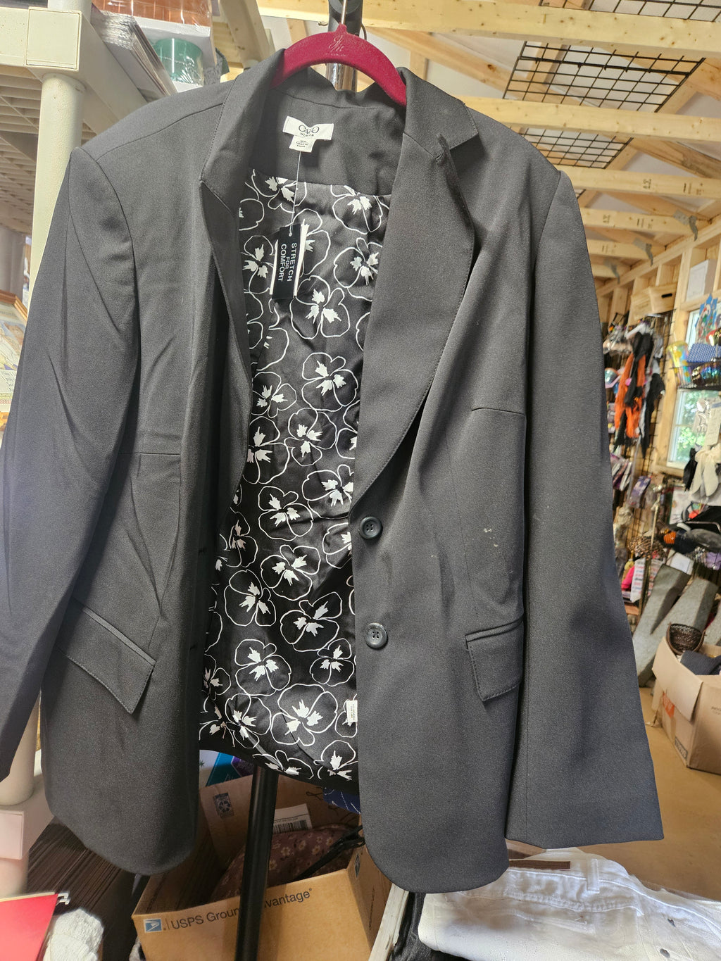 NW-1 Cato Women's Black Blazer Size 16W